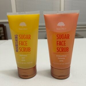Tree Hut Nourishing Sugar Face Scrub - Banana Oat AHA - Yellow